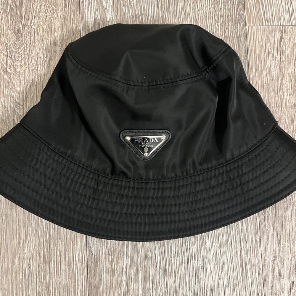 Prada Black Bucket Hat